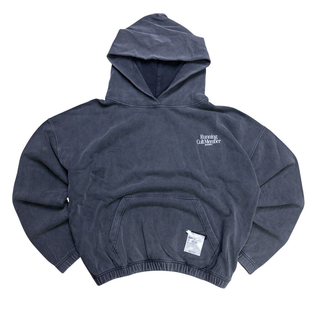 Satisfy Running Cult Member SoftCell Hoodie Aged Black Size M